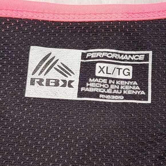 RBX Performance Tank Top Womens XL Large Gray Pink Racerback X-Dri - Picture 7 of 7